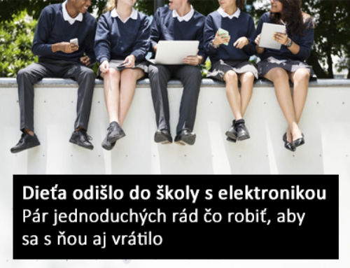Dieťa odišlo do školy s elektronikou: Pár jednoduchých rád čo robiť, aby sa s ňou aj vrátilo
